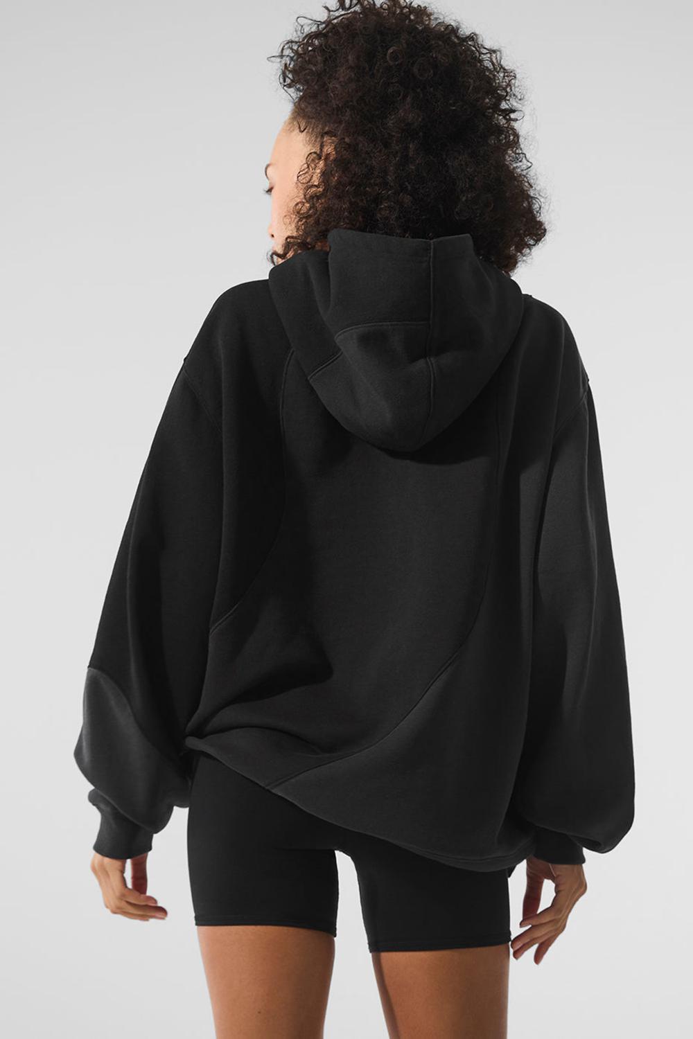 Sudadera con Capucha Alo Yoga Make Waves Mujer Negras | Colombia  OWXH-48701