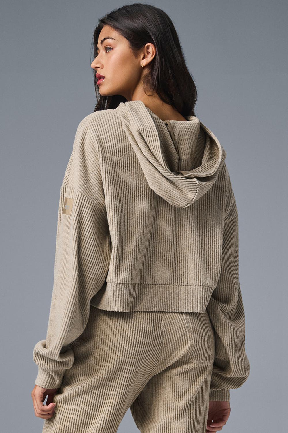 Sudadera con Capucha Alo Yoga Muse Mujer Gravel Heather | Colombia  KJDG-21980