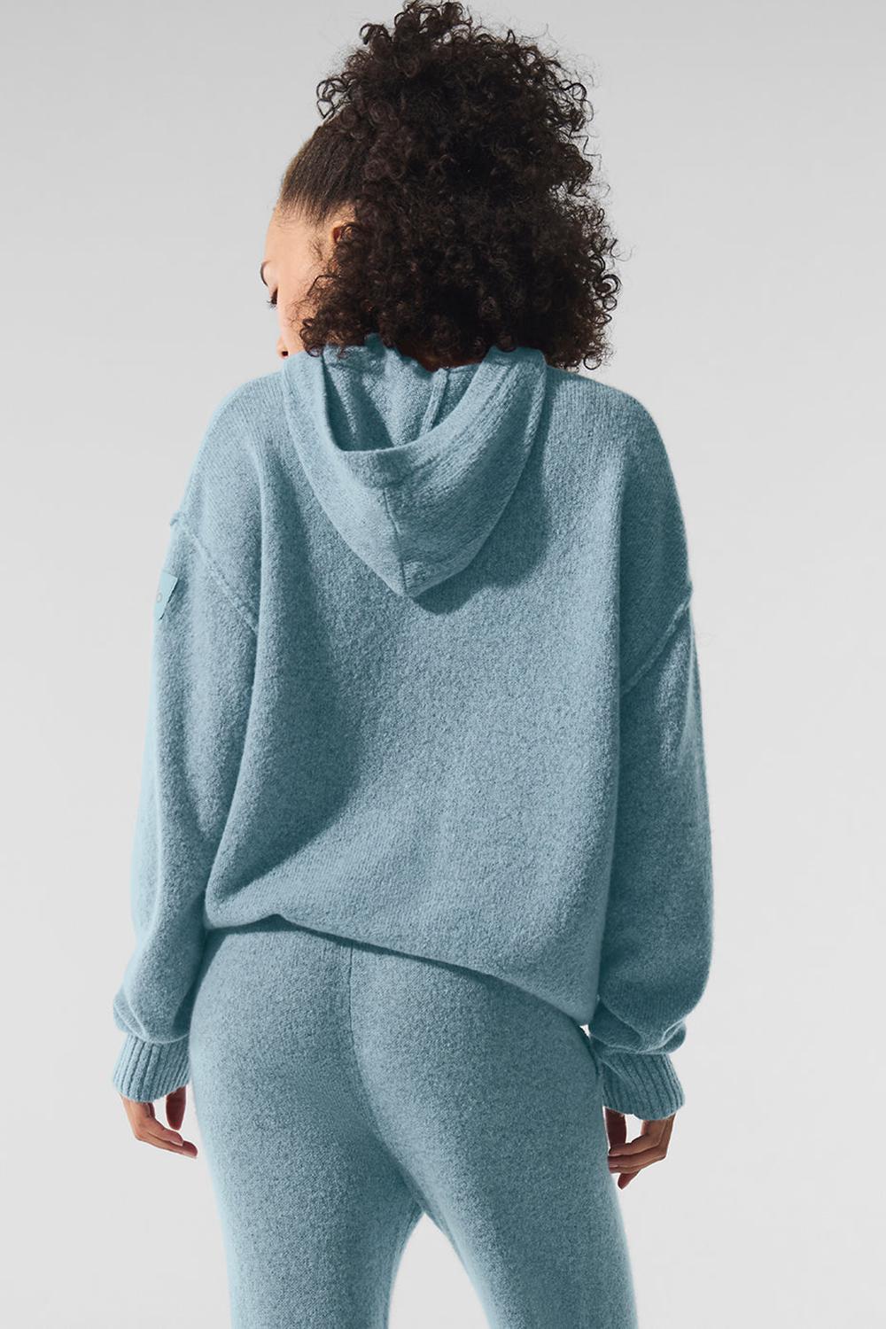 Sudadera con Capucha Alo Yoga New Class Cashmere Mujer Azules | Colombia  AIGU-91528