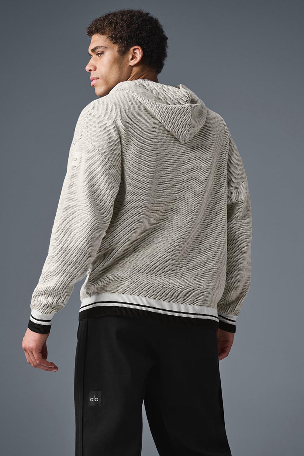 Sudadera con Capucha Alo Yoga Sports Club Knit Hombre Bone | Colombia  GHSF-80916