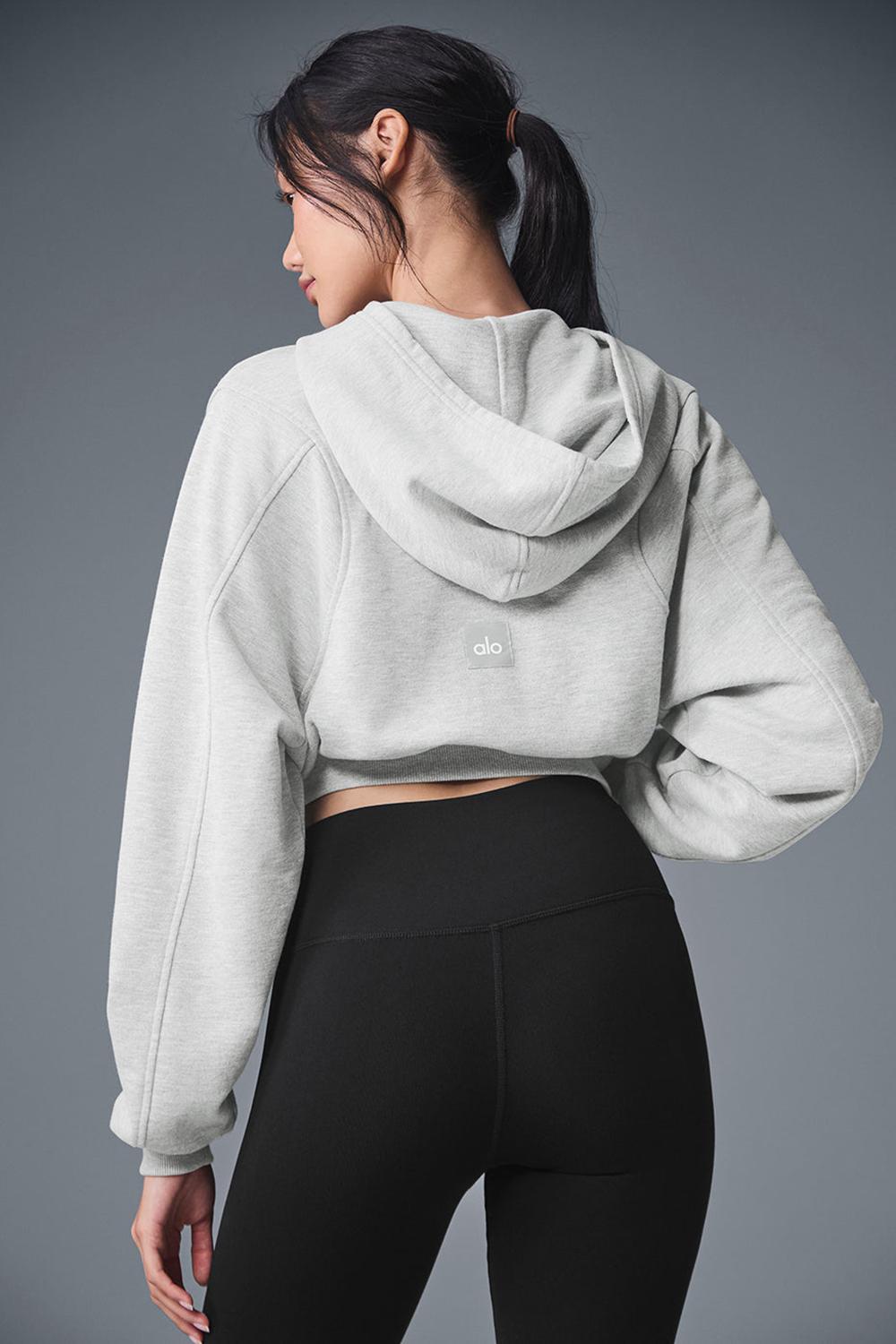 Sudadera con Capucha Alo Yoga Sweet Escape Zip Up Mujer Gris | Colombia  TJLI-36981
