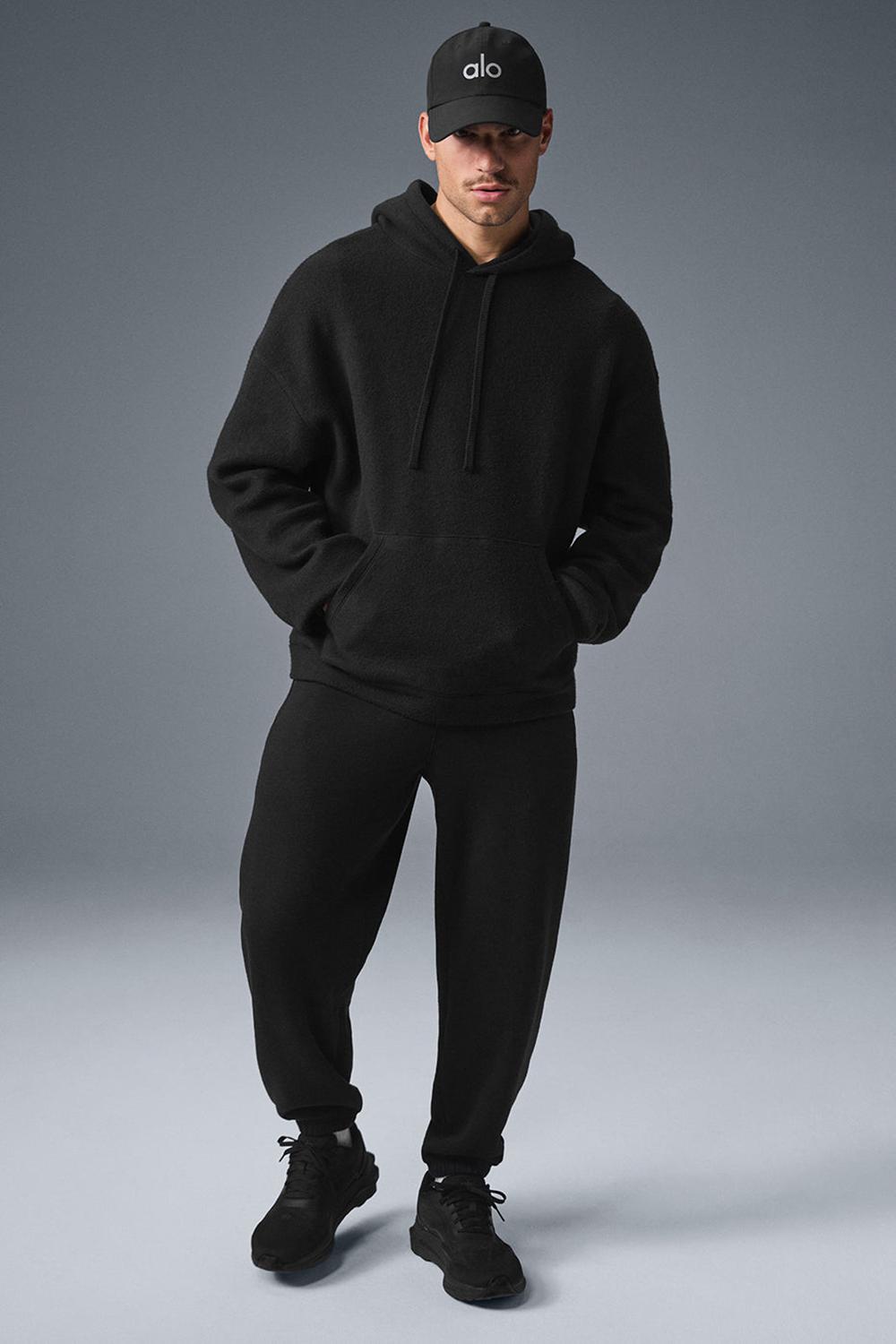 Sudadera con Capucha Alo Yoga Triumph Restore Hombre Negras | Colombia  WEBS-32149