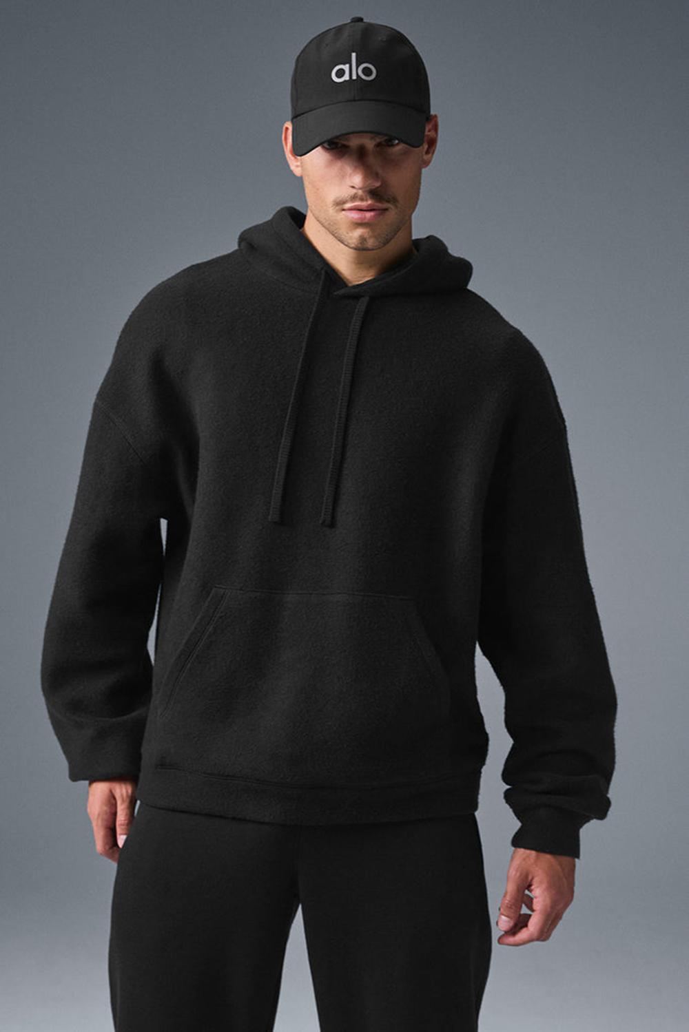 Sudadera con Capucha Alo Yoga Triumph Restore Hombre Negras | Colombia  WEBS-32149