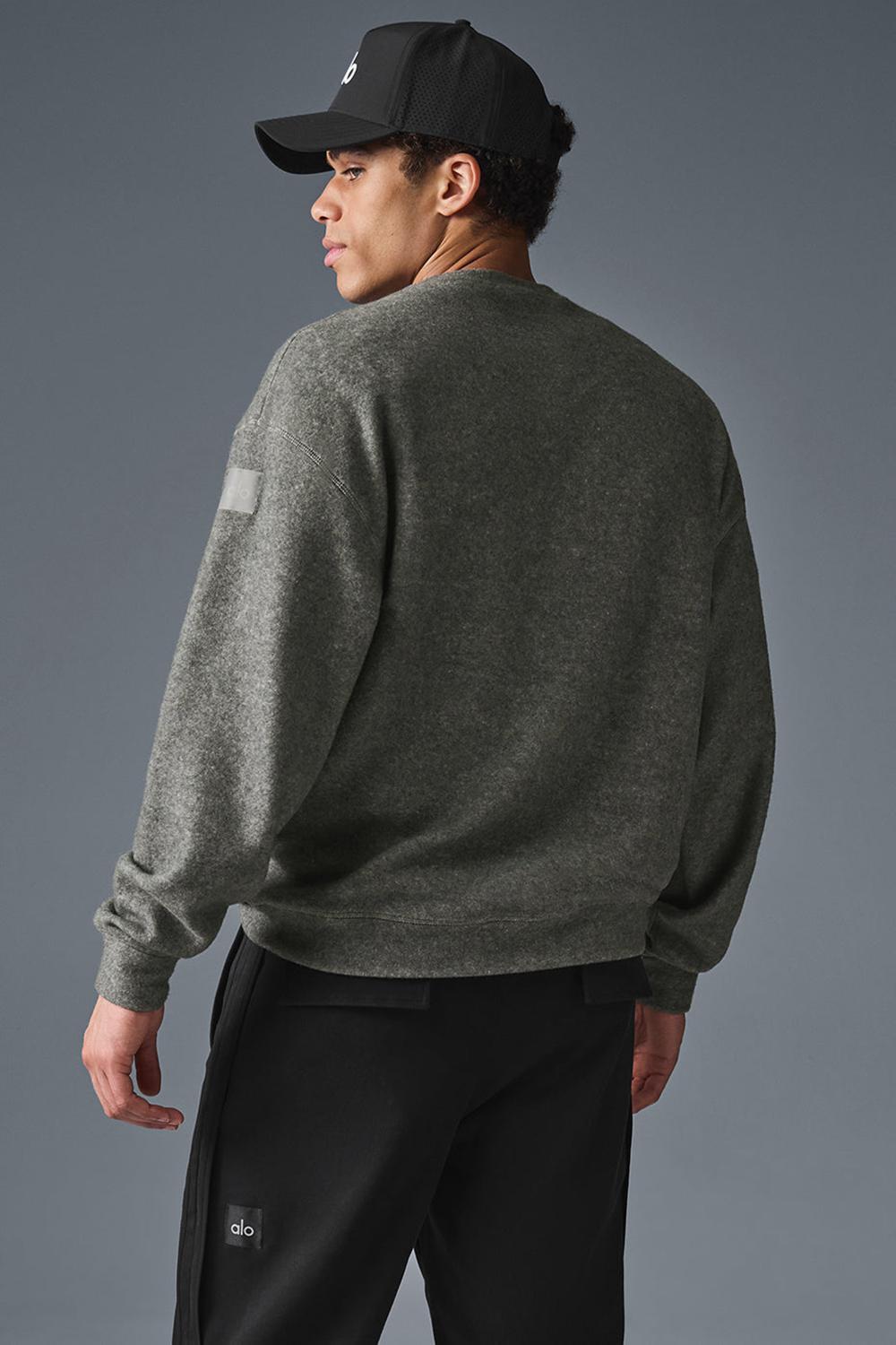 Sudaderas Alo Yoga Triumph Restore Crew Neck Hombre Gris | Colombia  GTRB-23159