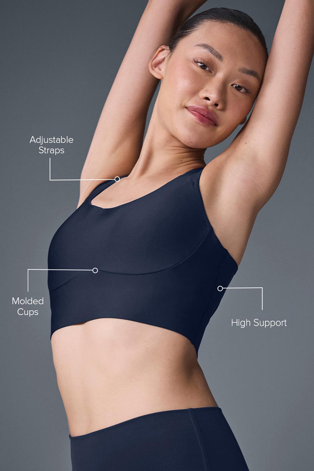 Sujetador Deportivo Alo Yoga Airlift Empower Mujer Azul Marino | Colombia  KGXD-02614