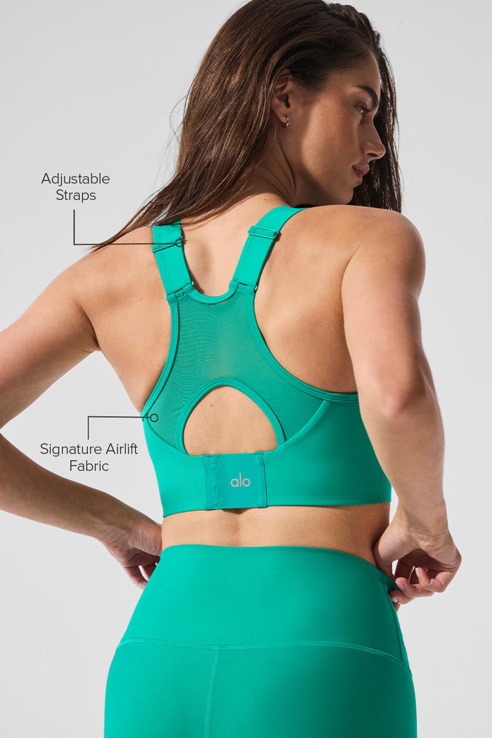 Sujetador Deportivo Alo Yoga Airlift Empower Mujer Verde | Colombia  ZVIM-37925
