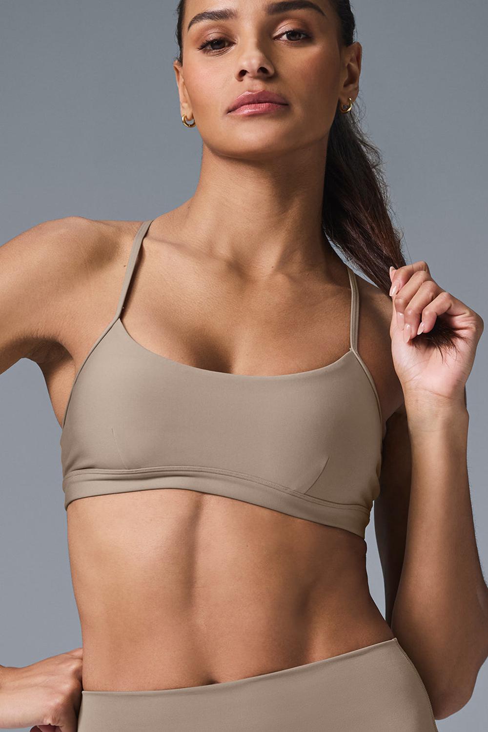Sujetador Deportivo Alo Yoga Airlift Intrigue Mujer Gravel | Colombia  IKDB-35097