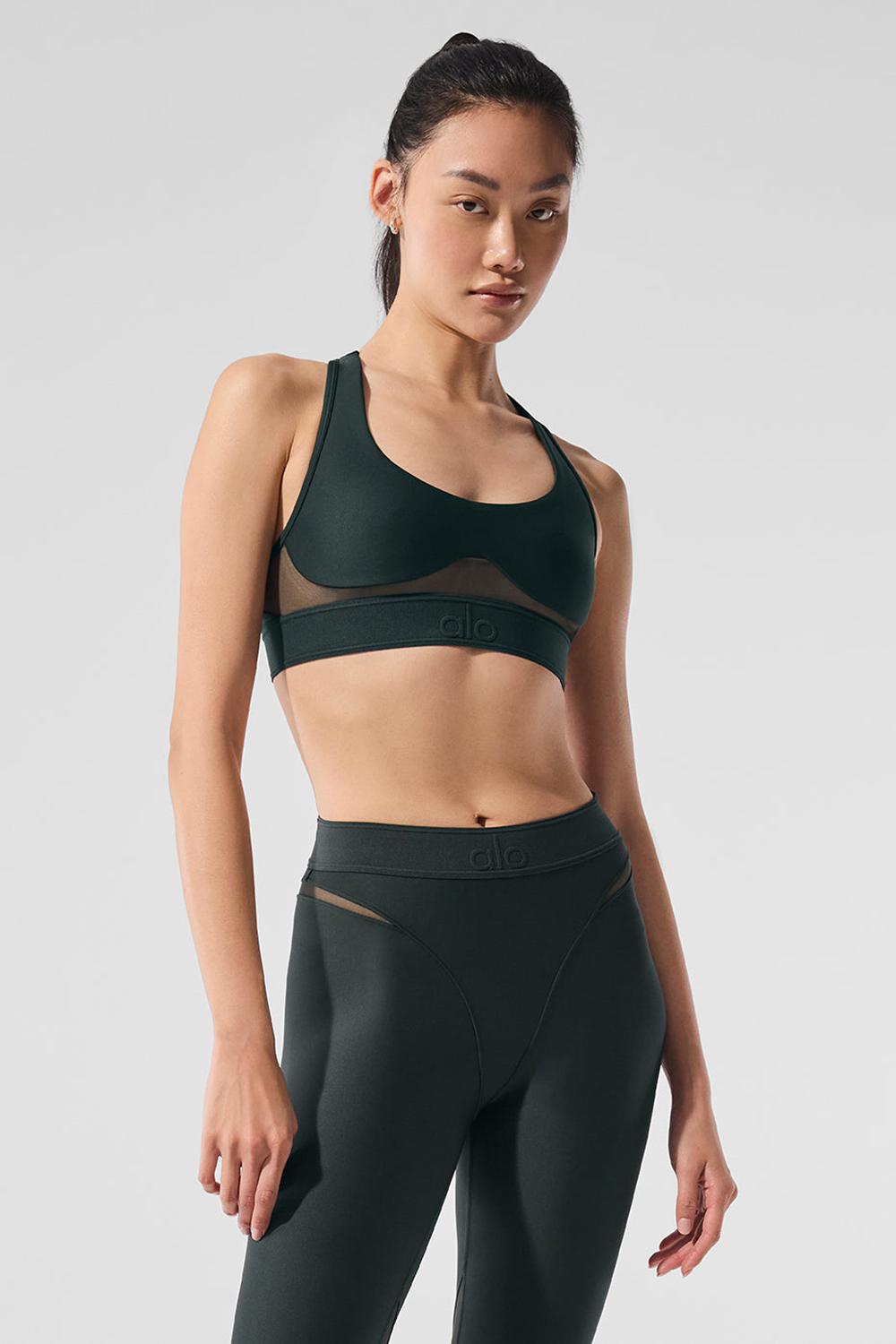Sujetador Deportivo Alo Yoga Airlift Rebel Mujer Verde | Colombia  GVRU-20689