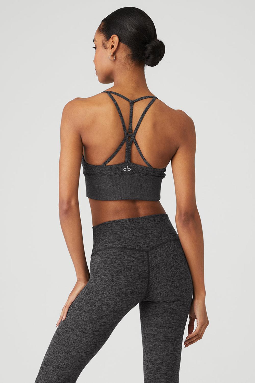 Sujetador Deportivo Alo Yoga Alosoft Lavish Mujer Verde Menta Gris | Colombia  JIWH-43819