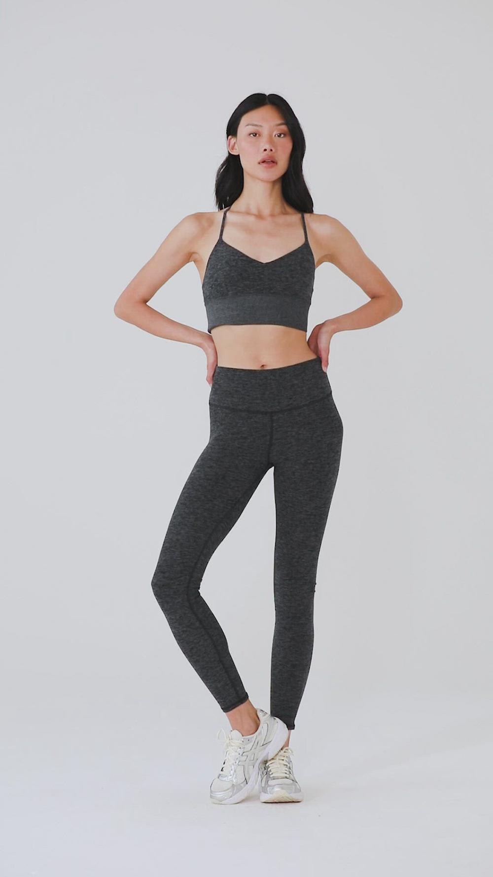 Sujetador Deportivo Alo Yoga Alosoft Lavish Mujer Verde Menta Gris | Colombia  JIWH-43819