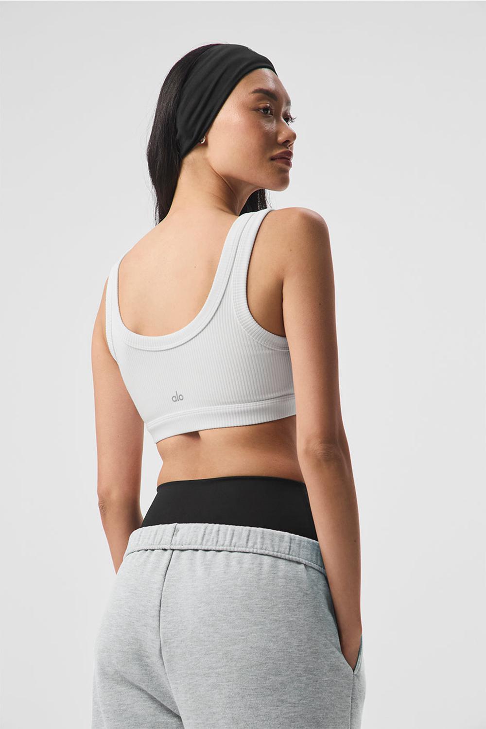 Sujetador Deportivo Alo Yoga Wellness Mujer Blancas | Colombia  DJGR-65918