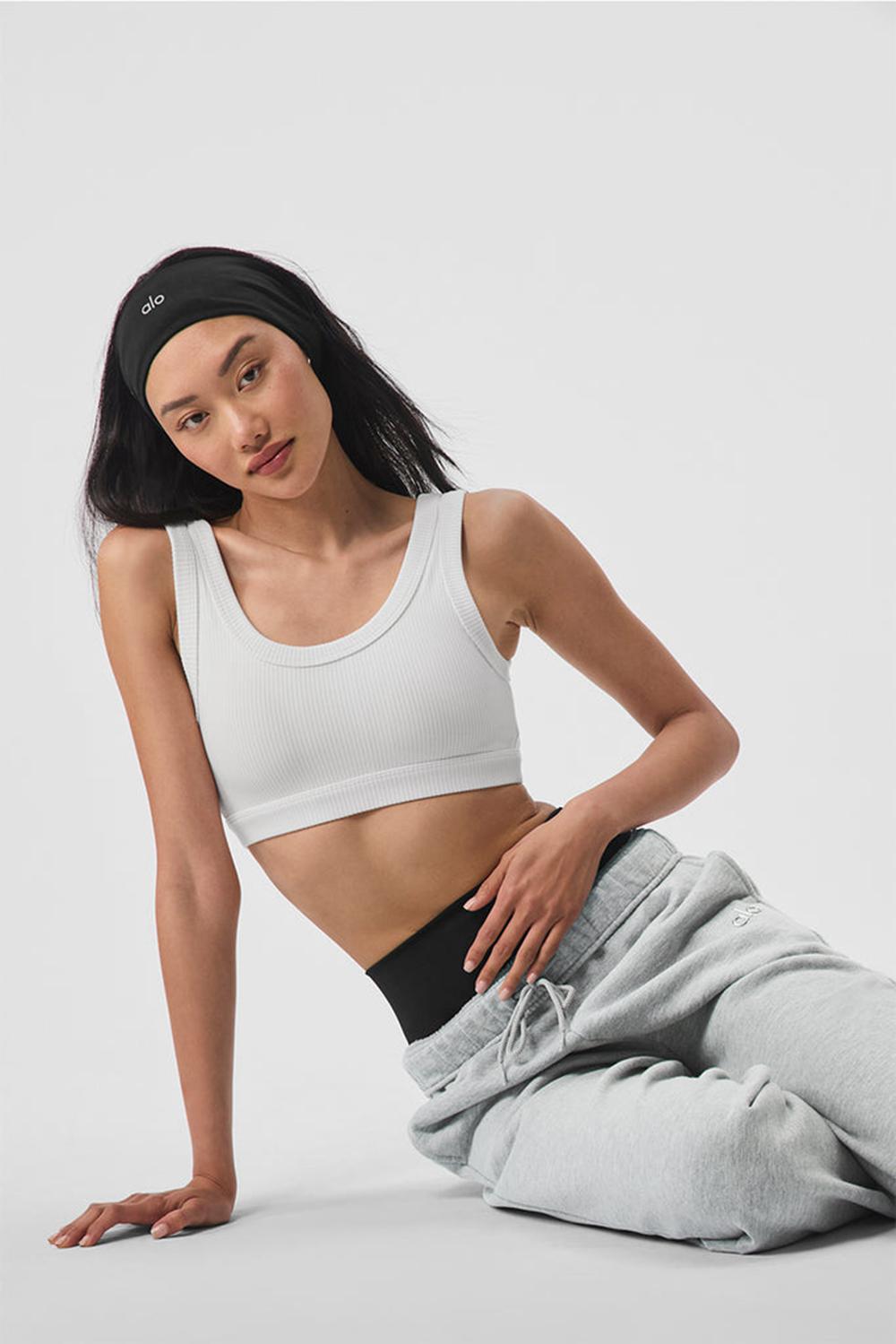 Sujetador Deportivo Alo Yoga Wellness Mujer Blancas | Colombia  DJGR-65918