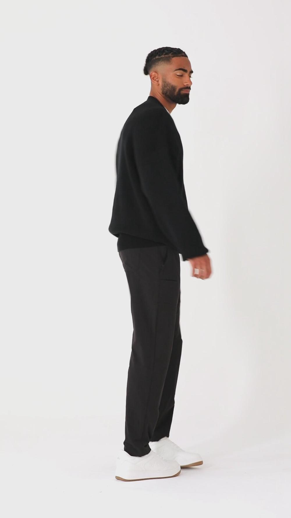 Suéteres Alo Yoga Scholar Crew Neck Hombre Espresso | Colombia  PWGO-29615