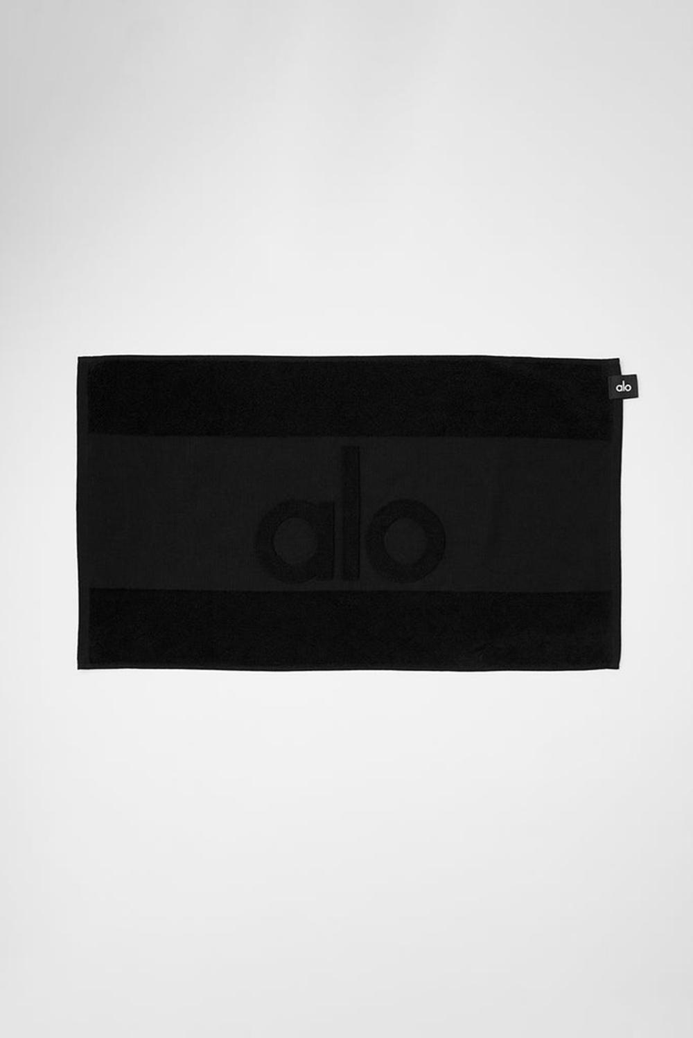 Toalla Alo Yoga Keep It Cool Gym Hombre Negras | Colombia  COBN-78539