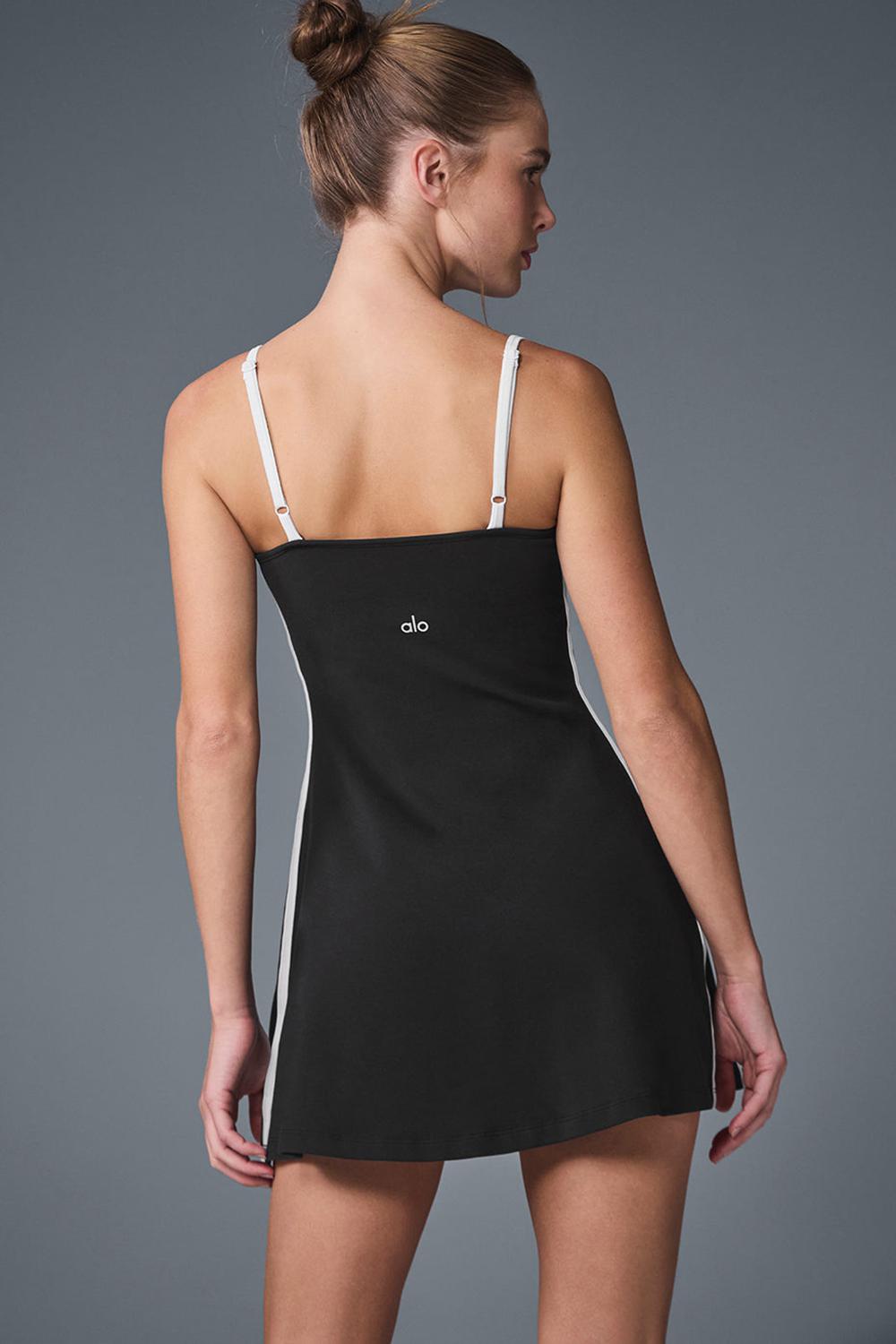 Vestido Alo Yoga Airbrush Streamlined Mujer Negras Blancas | Colombia  OUQD-93460