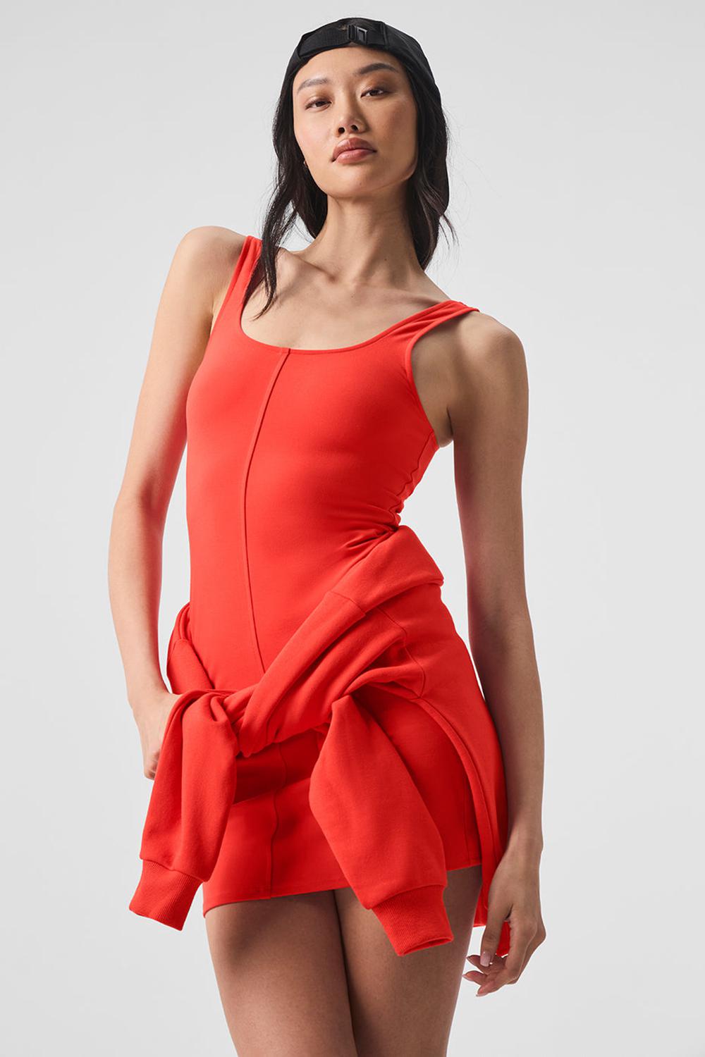 Vestido Alo Yoga Alosoft Head Start Mujer Rojas | Colombia  YNLH-20968