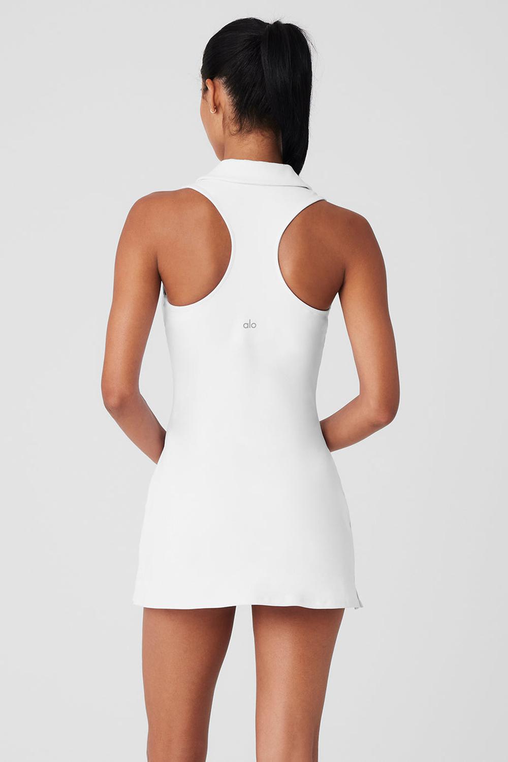 Vestido Alo Yoga Charmed Tennis Mujer Blancas | Colombia  DYAS-17396
