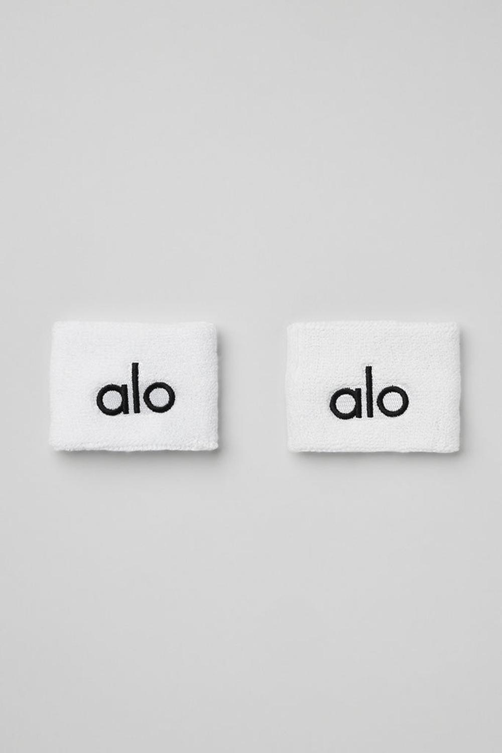 Wristband Alo Yoga Glow (2-Pack) Mujer Blancas | Colombia  PXZV-27036